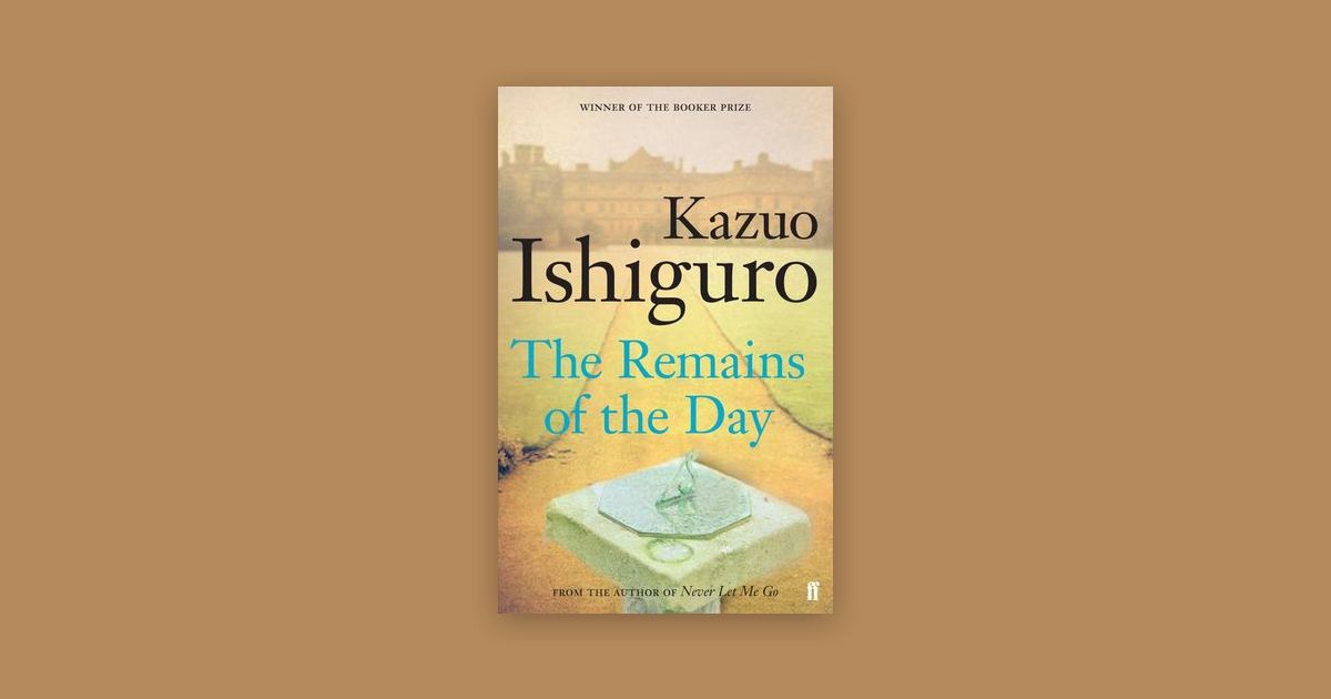 the remains of the day by kazuo ishiguro